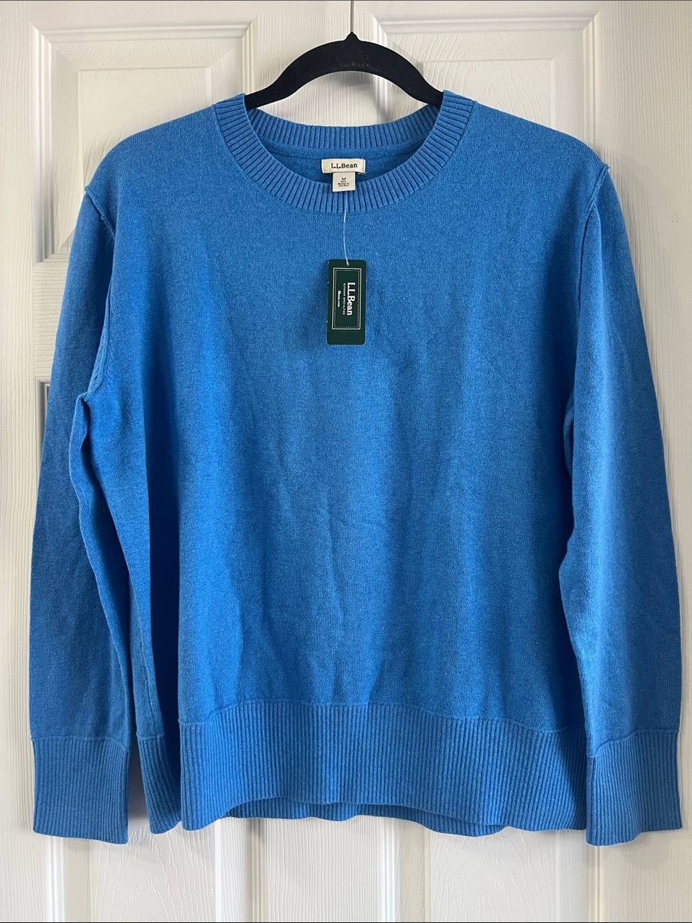 L.L. Bean Soft Cotton/ Cashmere Blend Crewneck Sweater PP 21” Length 24”